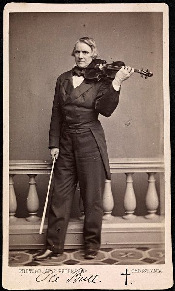 Portretfoto van Ole Bull omstreeks 1864 (CC BY 2.0)